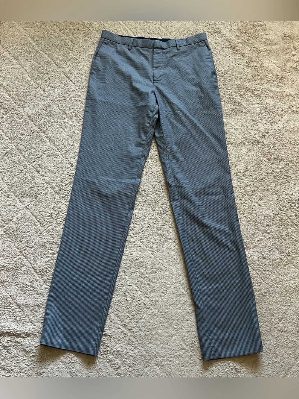 Banana Republic Slim Fit Cotton Blend Pants Preppy Minimalist Office Sz 32x36